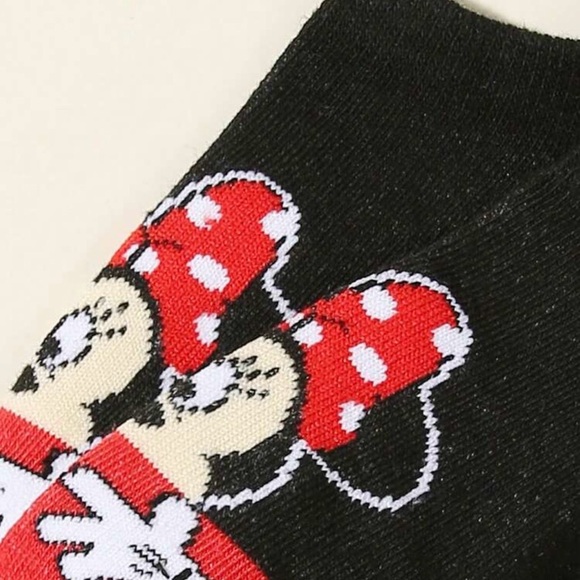 Disney Black and Red Mickey Mouse Socks - Picture 2 of 4